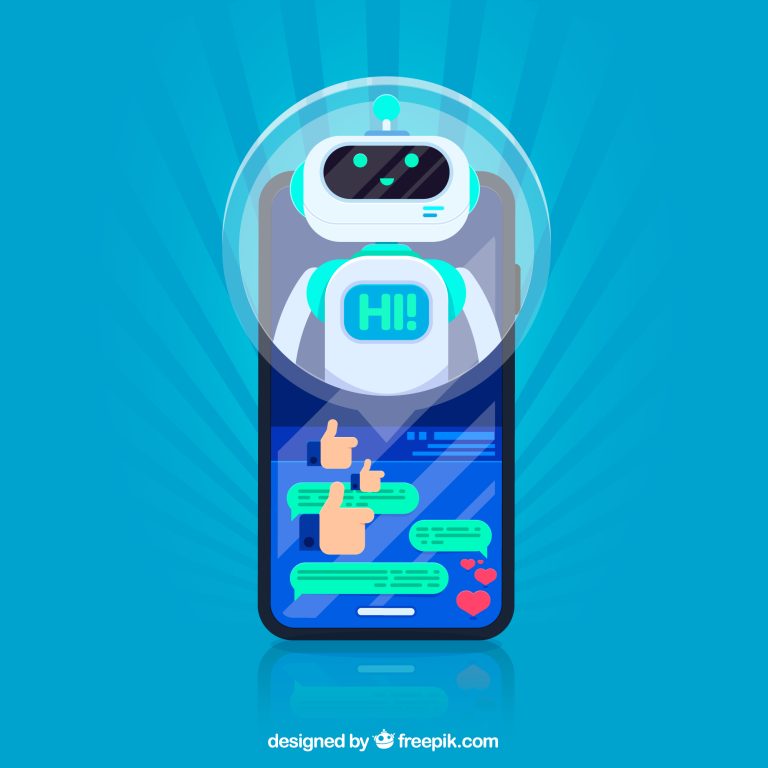 AI Chatbot in Mobile appearing